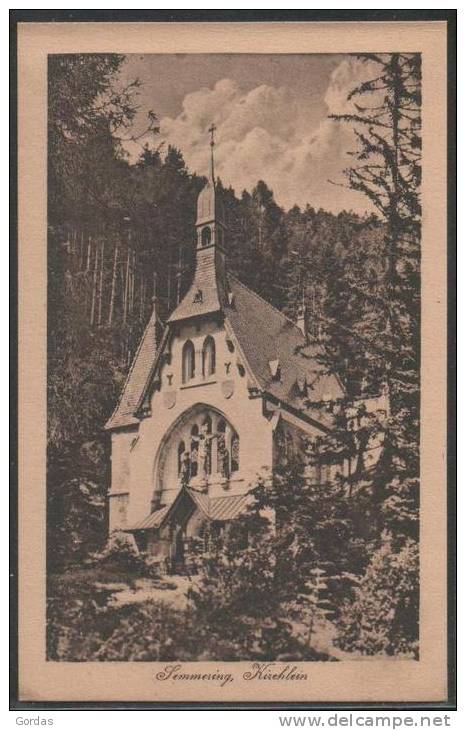 Austria - Semmering - Kirchlein - Semmering