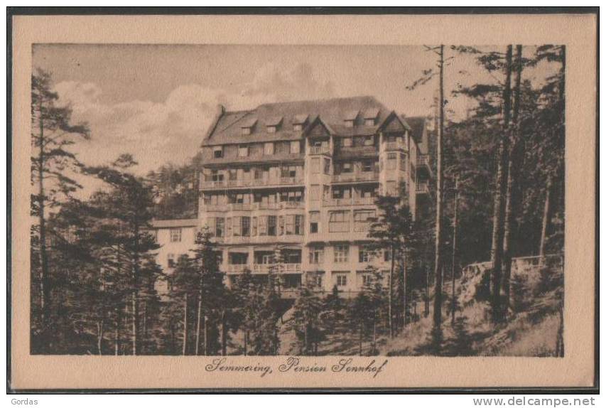 Austria - Semmering - Pension Sonnhof - Semmering