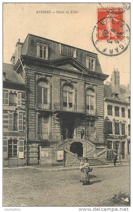 59 AVESNES SUR HELPE HOTEL DE VILLE - Avesnes Sur Helpe