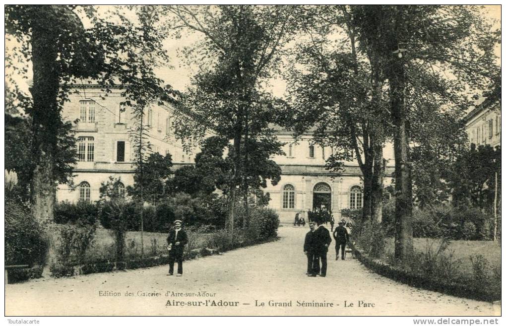 CPA 40 AIRE SUR L ADOUR LE SEMINAIRE LE PARC - Aire