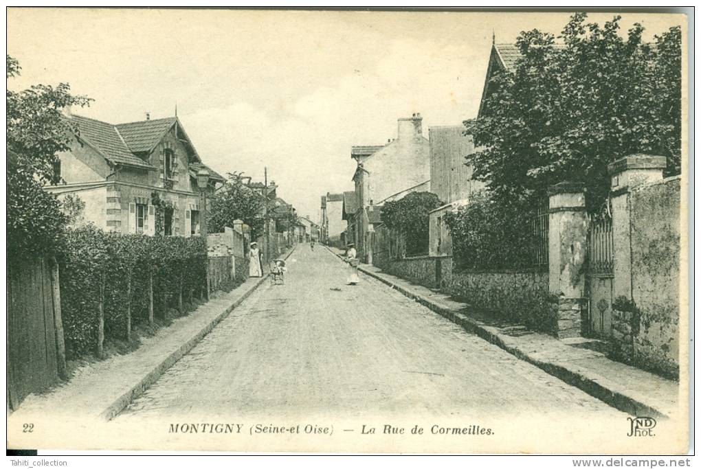 MONTIGNY - La Rue De Cormeilles - Montigny Les Cormeilles