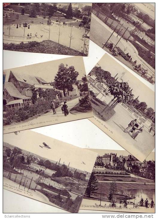 CPA..Maine Et Loire..49... Angers.1 Lot De 12 Cartes Diverses  Jardin Des Plantes( Voir Scan Et / Ou Annotation) - Angers