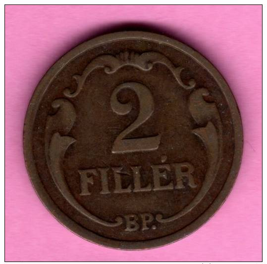 Hungría / Ungarn / Hungary   ** 2 Filler 1926 BP **  KM# 506 - Hungría