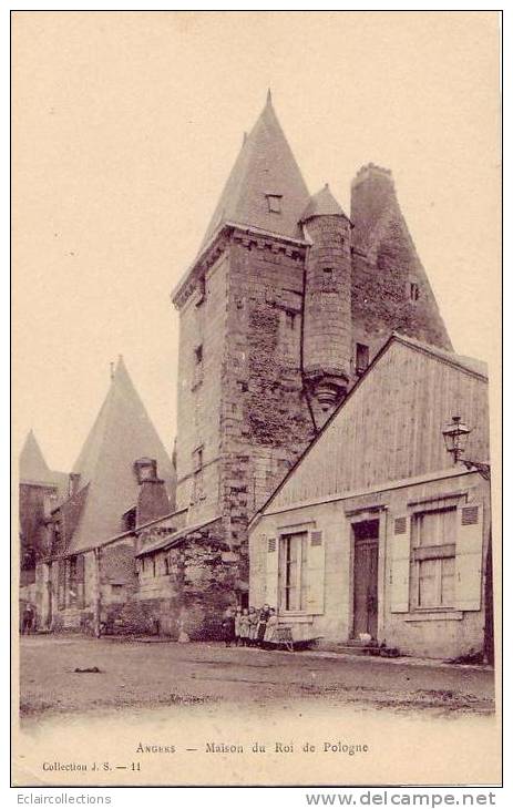 CPA..Maine Et Loire..49... Angers...Chateau Du Roi De Pologne - Angers