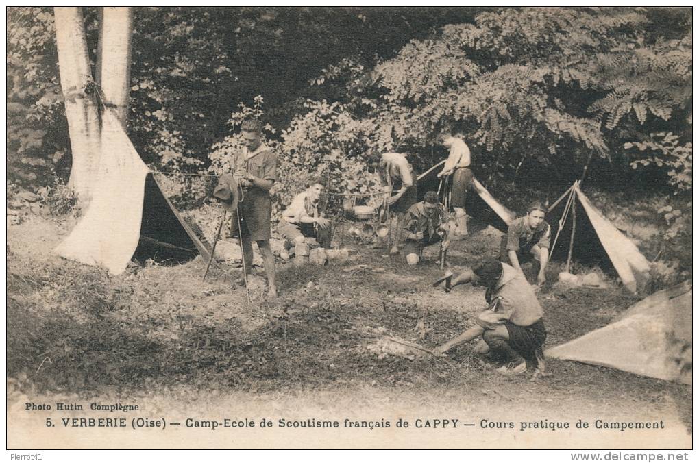 VERBERIE - Camp École De Scoutisme Français De CAPPY - Cours Pratique De Campement - Verberie