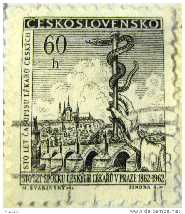 Czechoslovakia 1962 Medical Profession 60h - Used - Unused Stamps