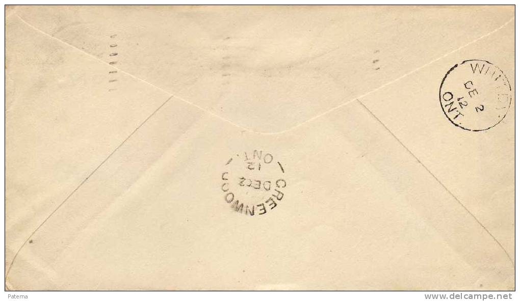 Carta,  Montreal 1912 ,  Canada, Cover - Cartas & Documentos