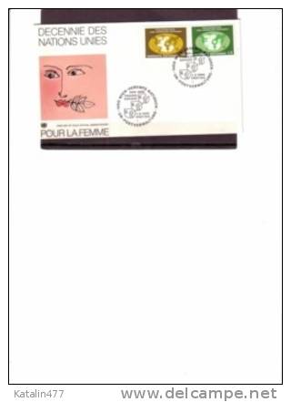 UNO Wien,1980. Woman Decade,  FDC - FDC