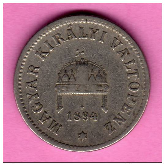 Hungría / Ungarn / Hungary   ** 10 Filler 1894 KB **  KM# 482 - Hungría