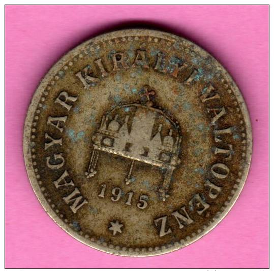 Hungría / Ungarn / Hungary   ** 10 Filler 1915 KB **  KM# 494 - Hongrie