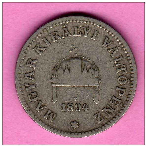 Hungría / Ungarn / Hungary   ** 20 Filler 1894 KB **  KM# 483 - Hungría