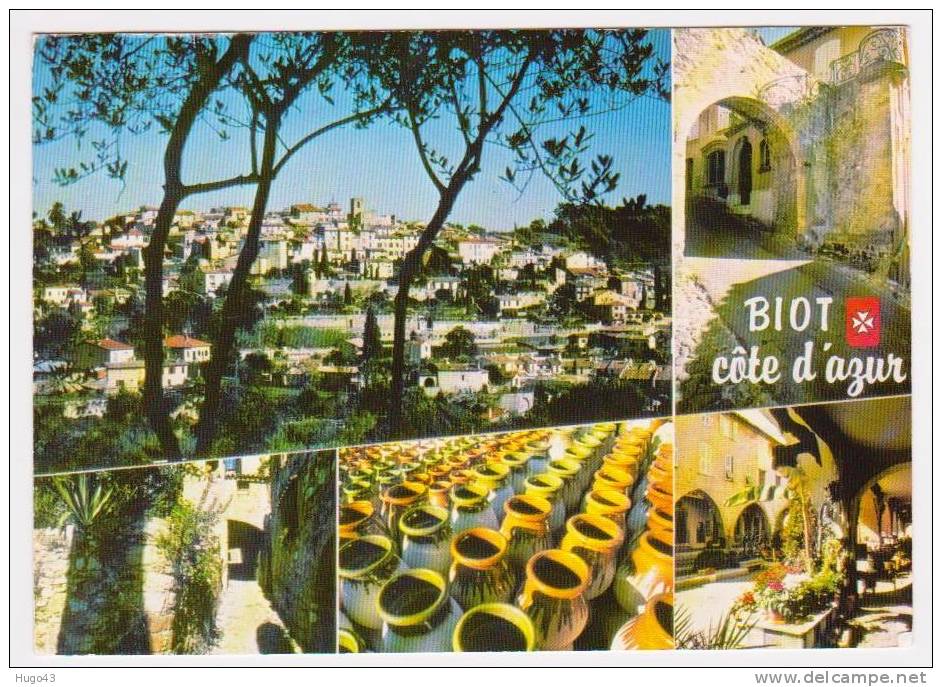 BIOT - CENTRE ARTISTIQUE DE POTERIE - LEGER PLIS D'ANGLE EN BAS A GAUCHE - Biot