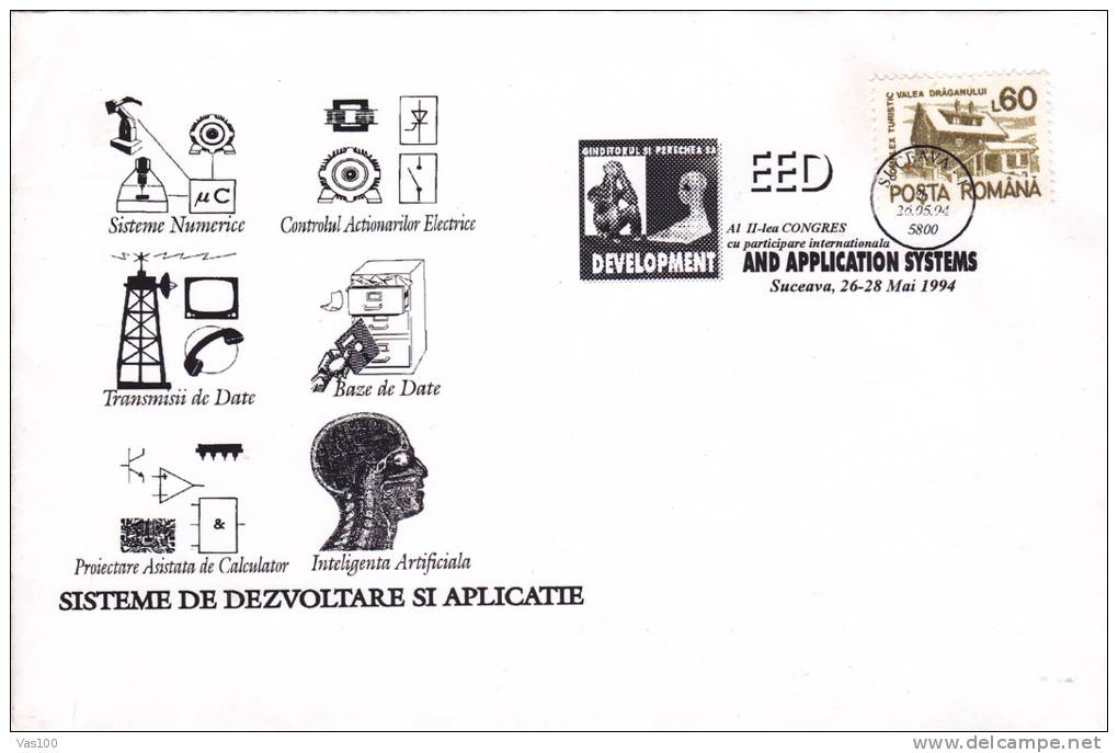 COMPUTER AIDED DESIGN SYSTEMS INTERNATIONAL CONGRESS OF PARTICIPATION 1994 Special PMK Cover SUCEAVA - Romania. - Computers