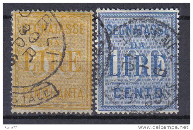 R205 - REGNO , Segnatasse La Serie N. 31/32 Usata . - Taxe