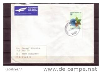 UNO Wien,1981 Environment,  On Circulated Letter - FDC