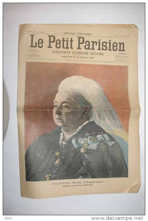 Le Petit Parisien - Victoria, Reine D'Angleterre Décédée Au Château D'Osborne - - Le Petit Parisien