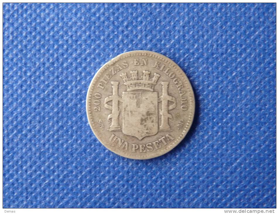 España Spain Plata Silver Argent 1 Peseta, 5g 0,835 Gobierno Provisional 1970 *-- *-- SN-M Usada  V. Fotos - Colecciones