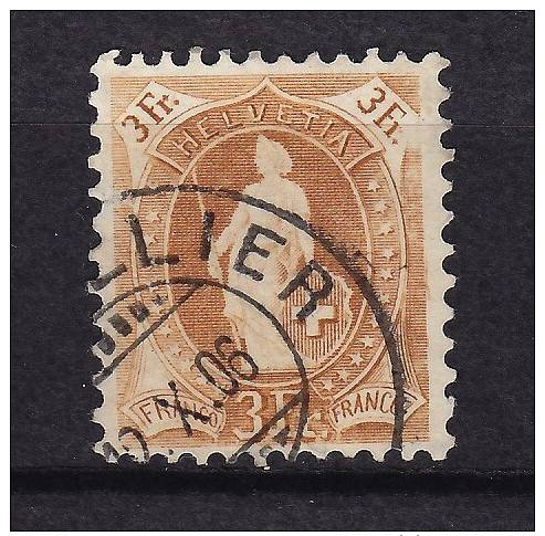 Schweiz  Mi. Nr. 64 YC O Gestempelt - Used Stamps