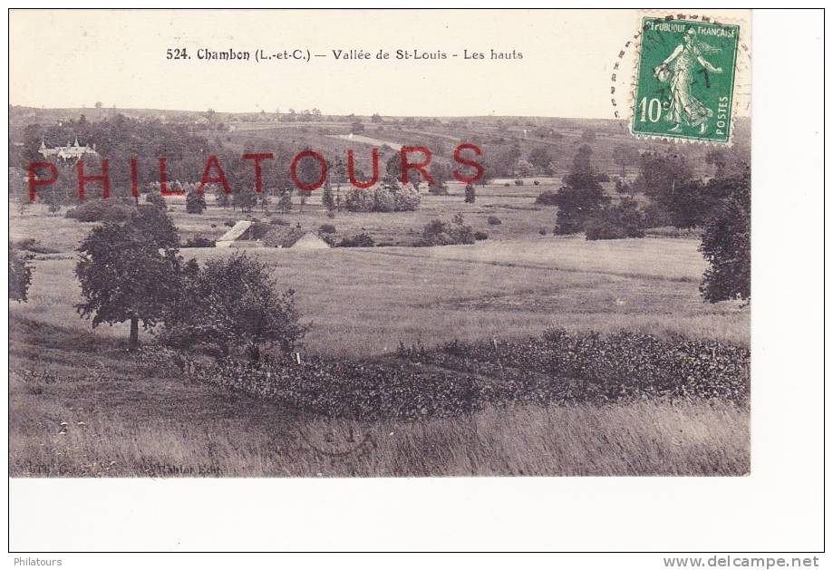 CHAMBON  /  VALLEE DE SAINT-LOUIS - LES HAUTS   1923 - Autres & Non Classés