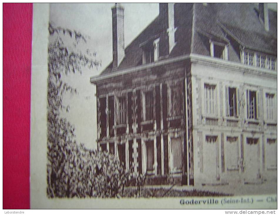 CPSM   GODERVILLE  CHATEAU DE VERSAILLES   VOYAGEE 1947 - Goderville