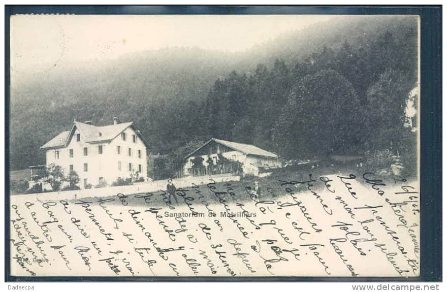 Sanatorium De Malvilliers, Animée, - Villiers