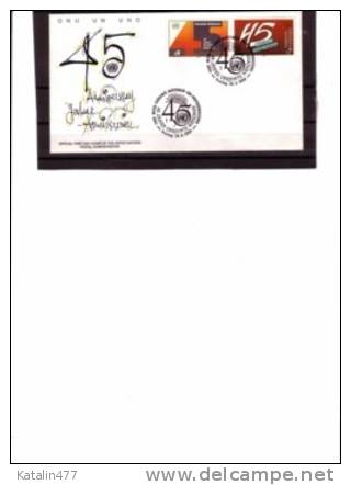 UNO Wien,1990. 45 Years UNO, FDC - FDC