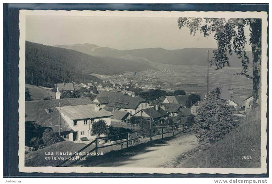 Les Hauts Geneneys Et Le Val De Ruz, - Val-de-Ruz