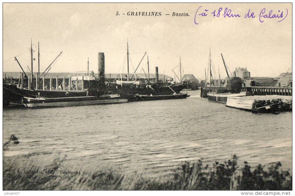 GRAVELINES (59) Bassin Bateaux - Gravelines