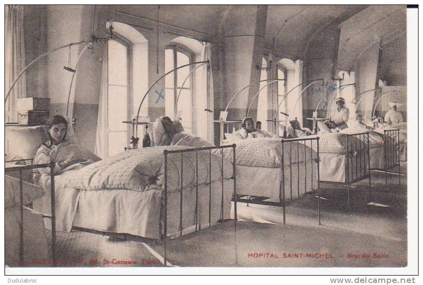 Hopital St Michel, Grande Salle, Journal Officiel, Paris, Docteur Récamier - Santé, Hôpitaux