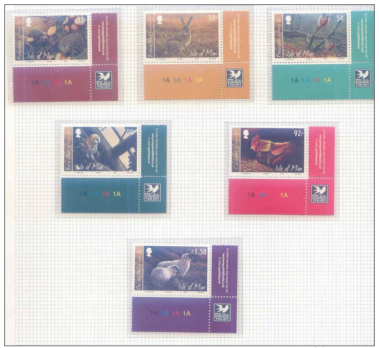 2009 Man Nature Wildlife Country Lite MNH - Isola Di Man