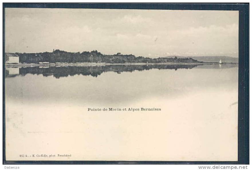 Pointe De Marin Et Alpes Bernoises, Lac, - Marin