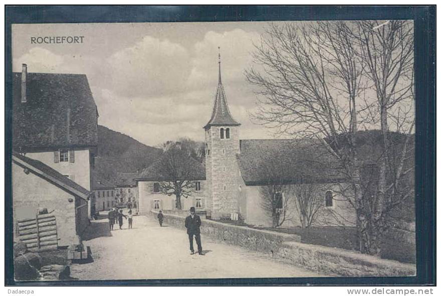 Rochefort, Eglise, Clocher, Animée, - Rochefort
