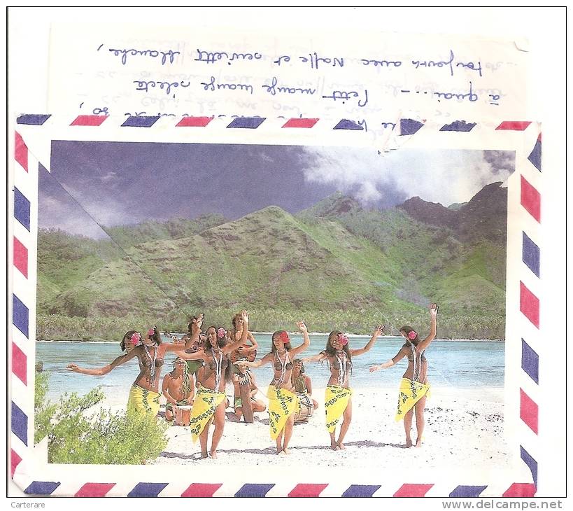 Océanie - Polynésie Française - Tahiti - Poste Aux Armées Avec Correspondance, Par Avion Concorde - Autres & Non Classés