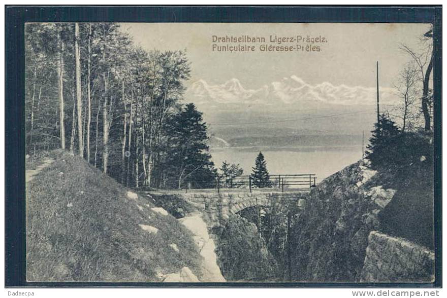 Funiculaire Giéresse-Prèles, Drahtseilbahn, Pont, Lac, - Prêles