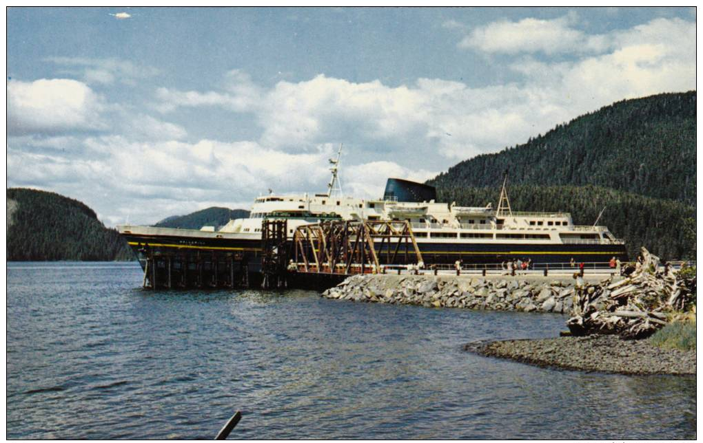 Three Ferries: M. V. Malaspina, M.V. Taku, & M.V. Matanuska, Alaska Marine Highway, Alaska, 1940-1960s - Other & Unclassified