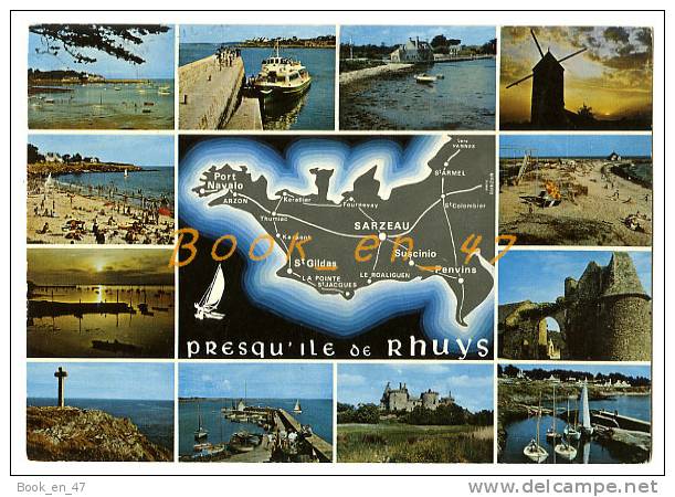 {56511} 56 Morbihan Presqu'île De Rhuys , Carte Et Multivues - Cartes Géographiques