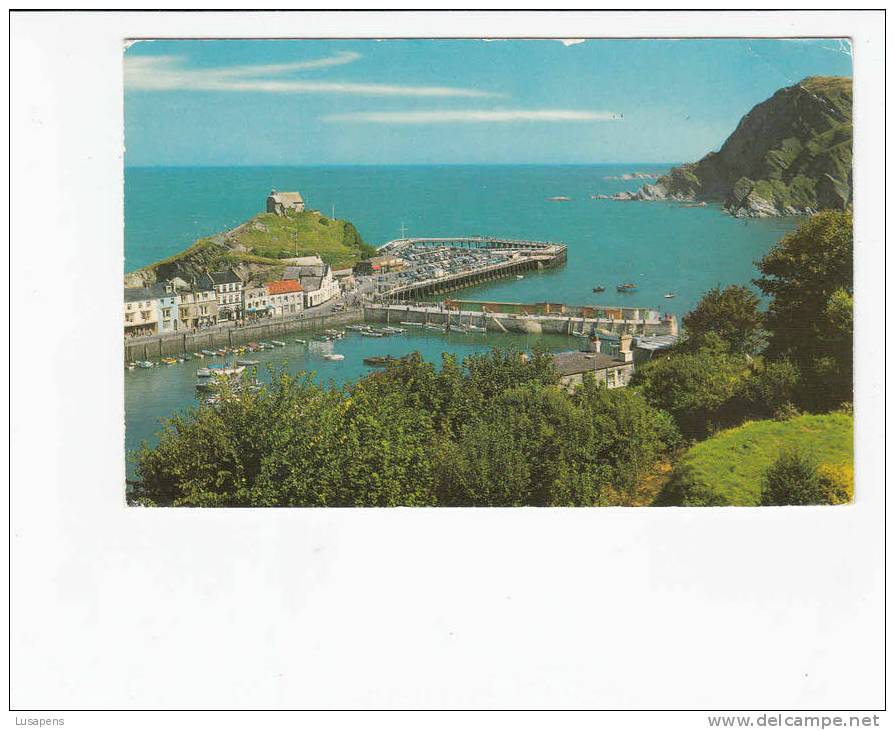 OLD FOREIGN 6686 - UNITED KINGDOM - THE HARBOUR AND HILLSBOROUGH HILL ILFRACOMBE - Ilfracombe