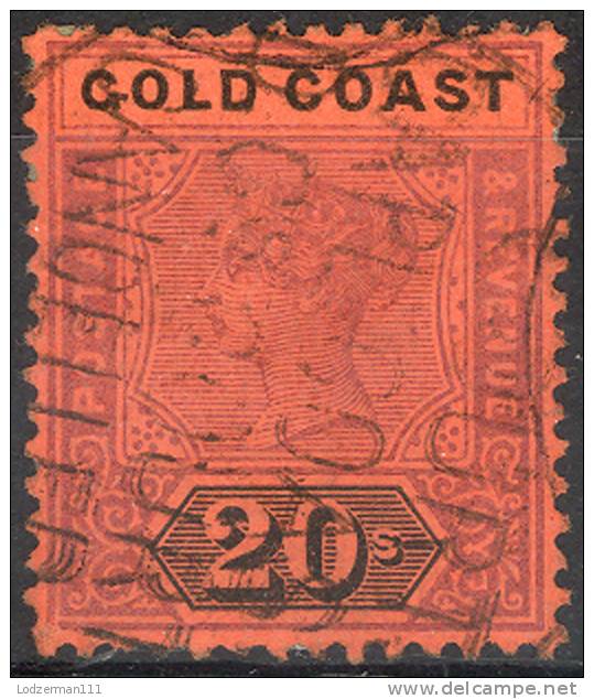 GOLD COAST 1894 - Mi.21 (Yv.35, Sc.25) Used (perfect) VF - Costa D'Oro (...-1957)