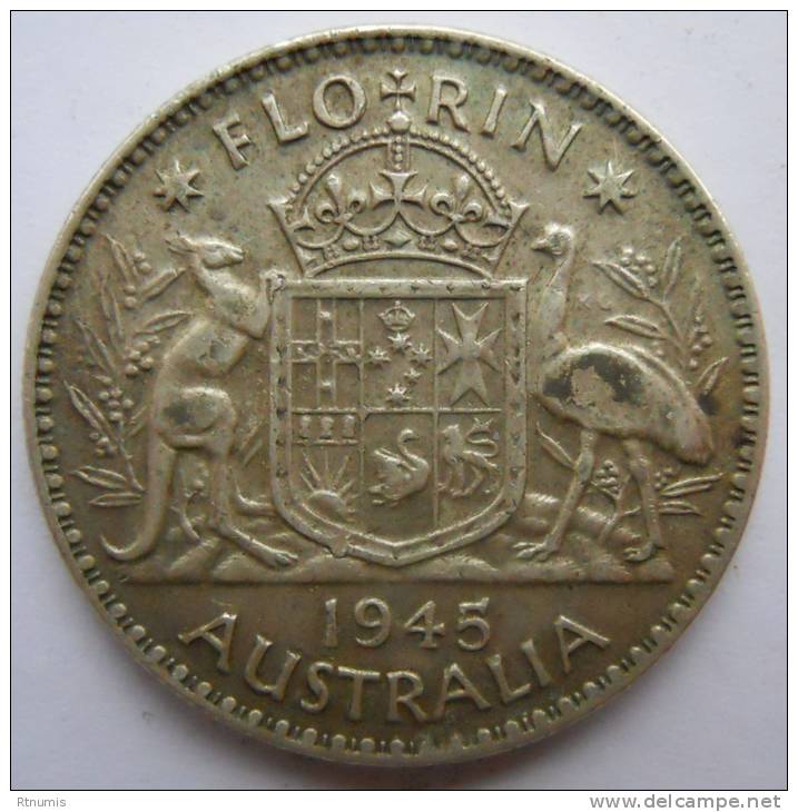 Australie Australia Florin 1945 Km 40 - Florin