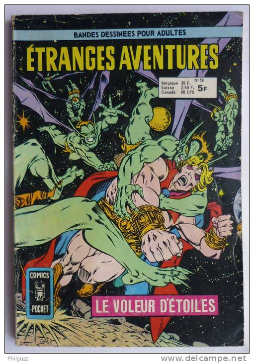 PETIT FORMAT ETRANGES AVENTURES 58 AREDIT (2) - Etrange Aventure