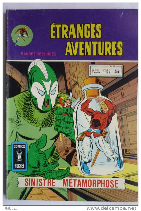 PETIT FORMAT ETRANGES AVENTURES 60 AREDIT (1) - Etrange Aventure