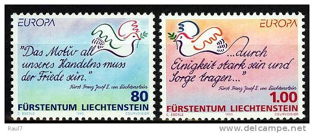 EUROPA - 1995  // LIECHTENSTEIN  // NEUF ***  (MNH) - 1995