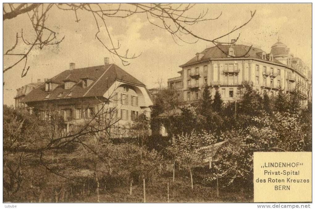 Bern - Lindenhof, Privatspital Des Roten Kreuzes             1918 - Linden