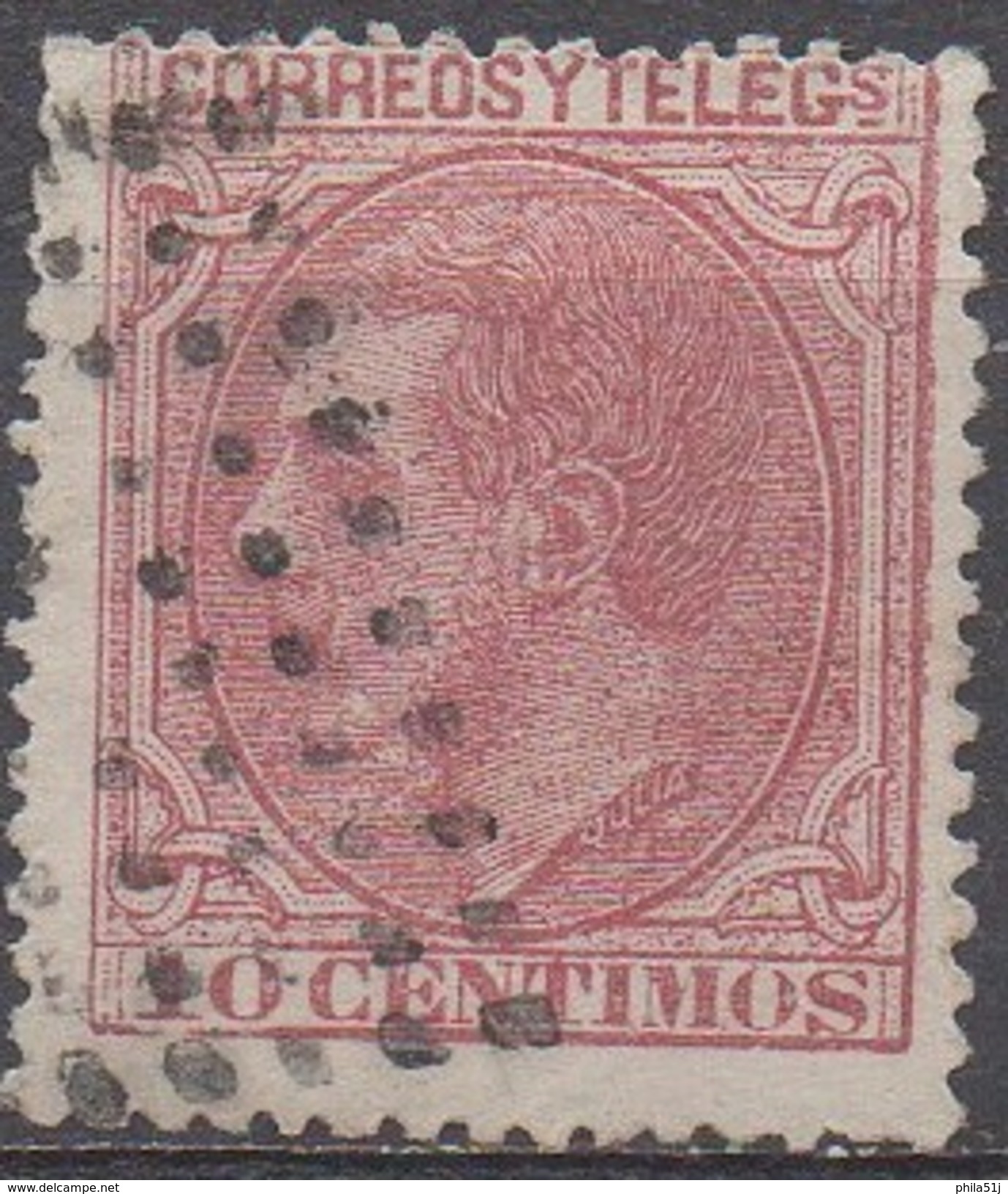 ESPAGNE  N°185__OBL  VOIR  SCAN - Used Stamps