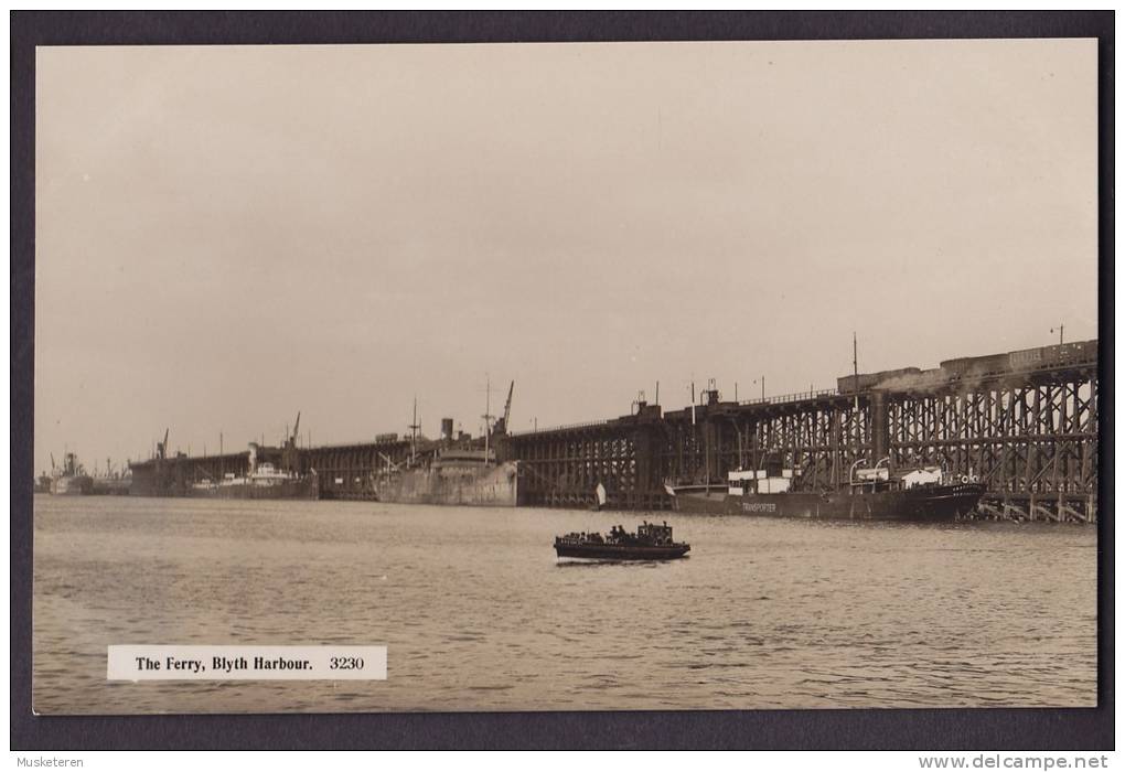 United Kingdom PPC England The Ferry, Blyth Harbour. 3230 Monarch Series Echte Real Photo Véritable Vera - Autres & Non Classés