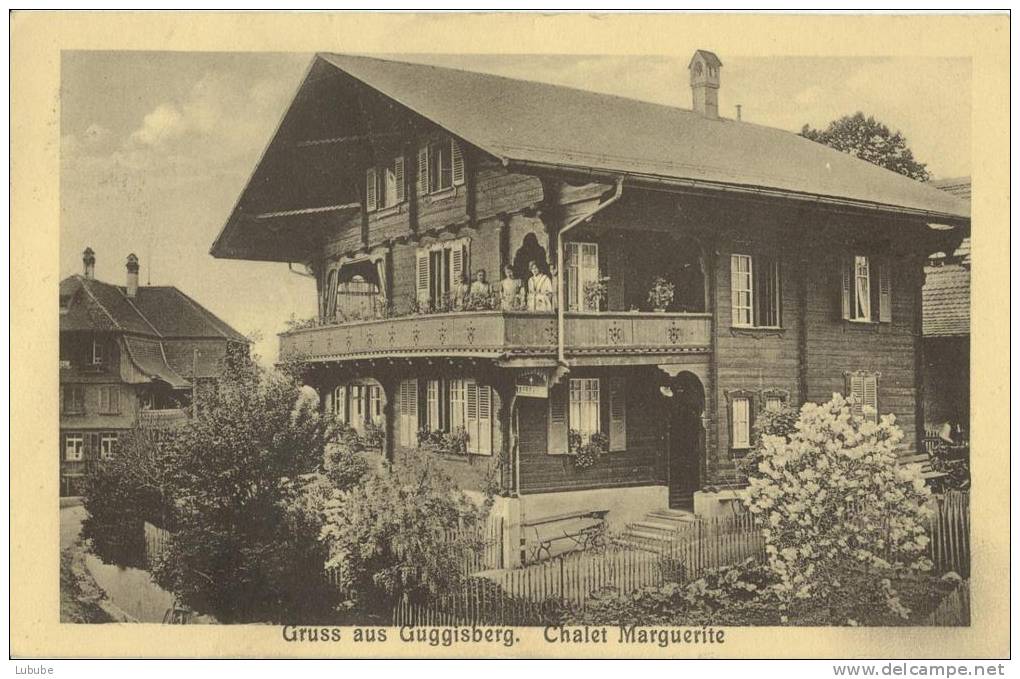 Guggisberg - Gruss Vom Chalet Marguerite            1920 - Guggisberg