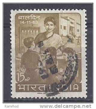 INDIA 1963 Children's Day - 15np School Meals FU - Used Stamps