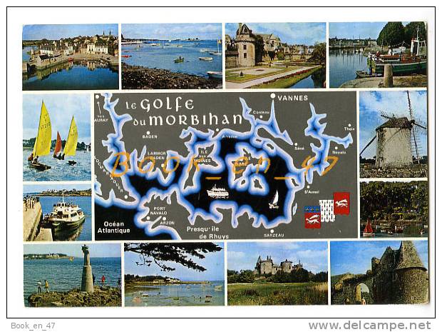 {56513} 56 Morbihan Le Golfe Du Morbihan , Carte Et Multivues - Cartes Géographiques