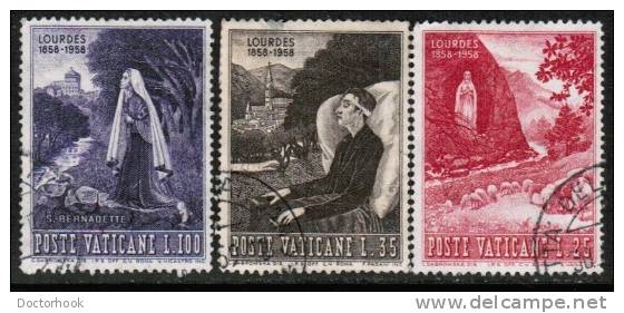 VATICAN   Scott #  233-8  VF USED - Used Stamps
