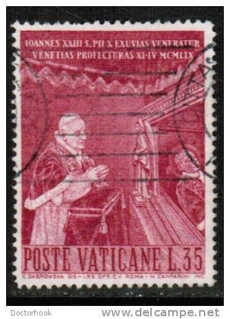 VATICAN   Scott #  282  VF USED - Usati